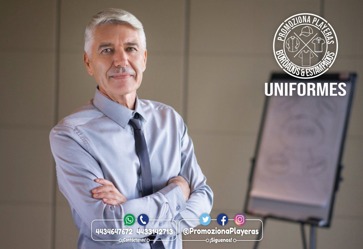 Promoziona's tweet photo. Bordado y estampado de todo tipo de uniformes https://t.co/qI0Q91TNcc