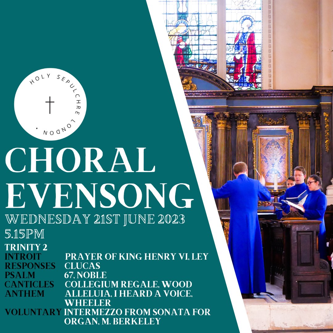 We have a celebration of music originally written for King's College Cambridge at evensong this week, with responses from Clucas, canticles by Wood and 'A Prayer of King Henry VI' by Henry Ley as our introit - join us this Weds at 5:15pm. #choral #evensong #choir #churchmusic
