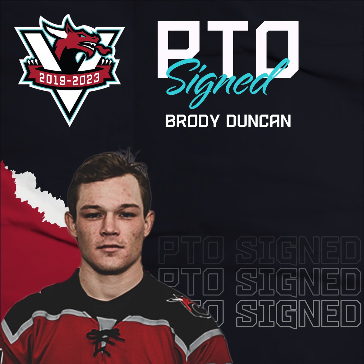 C_RiverDragons's tweet photo. The Columbus River Dragons announced today that the team has signed defenseman Brody Duncan to a PTO for the 2022-23 Season. Full release available at https://t.co/1dsRbPnqDX. https://t.co/FRFIgfhirl