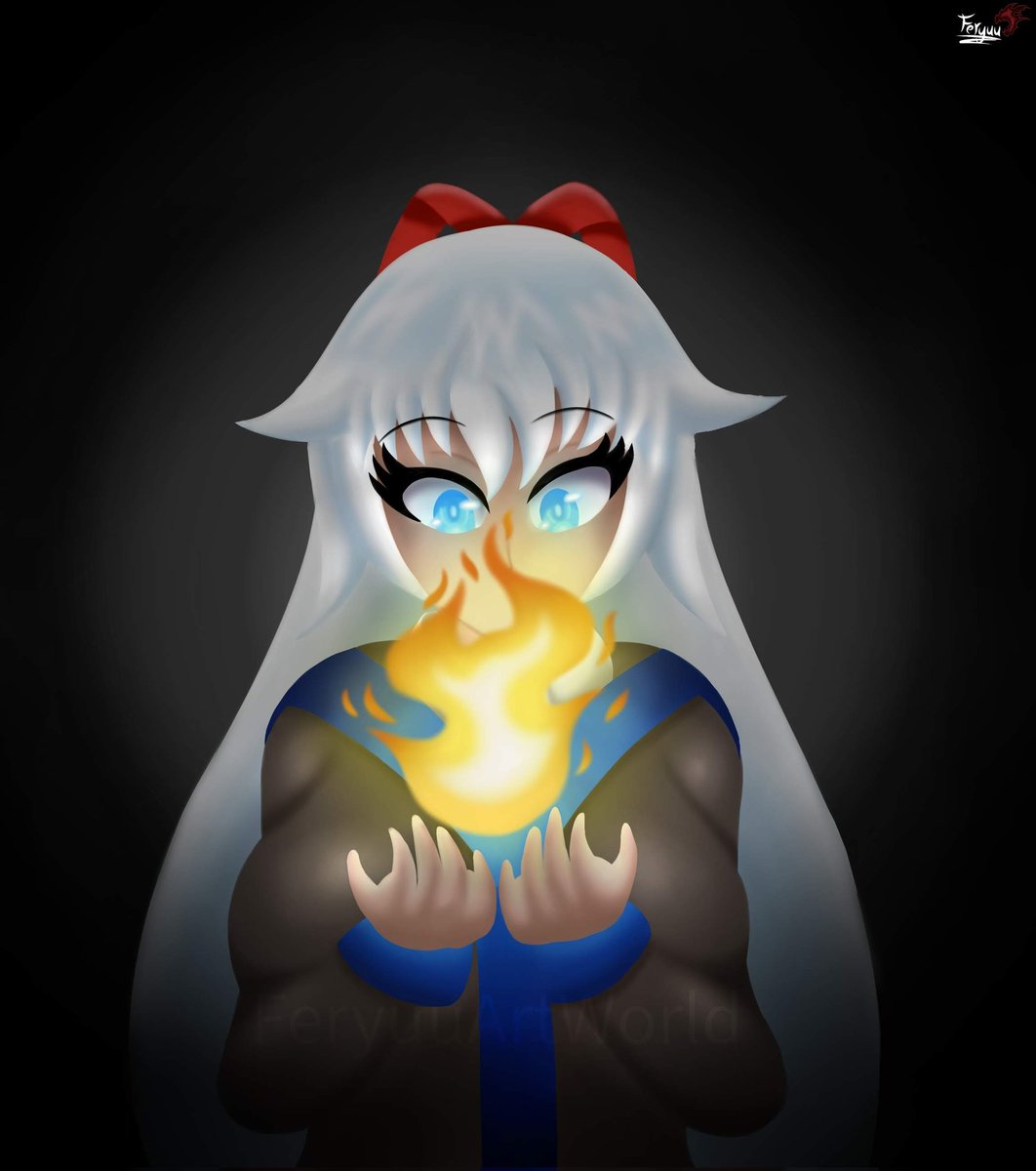 Feryuu_ArtWorld's tweet photo. I was practicing something on a drawing and ended up with something interesting. Here I leave #Ena with a curious fire, although I don't know what color suits her best...... what do you think?
#myart #myOC #digitalart #digital #fireblue #fireyellow https://t.co/jBsjmQgSO8