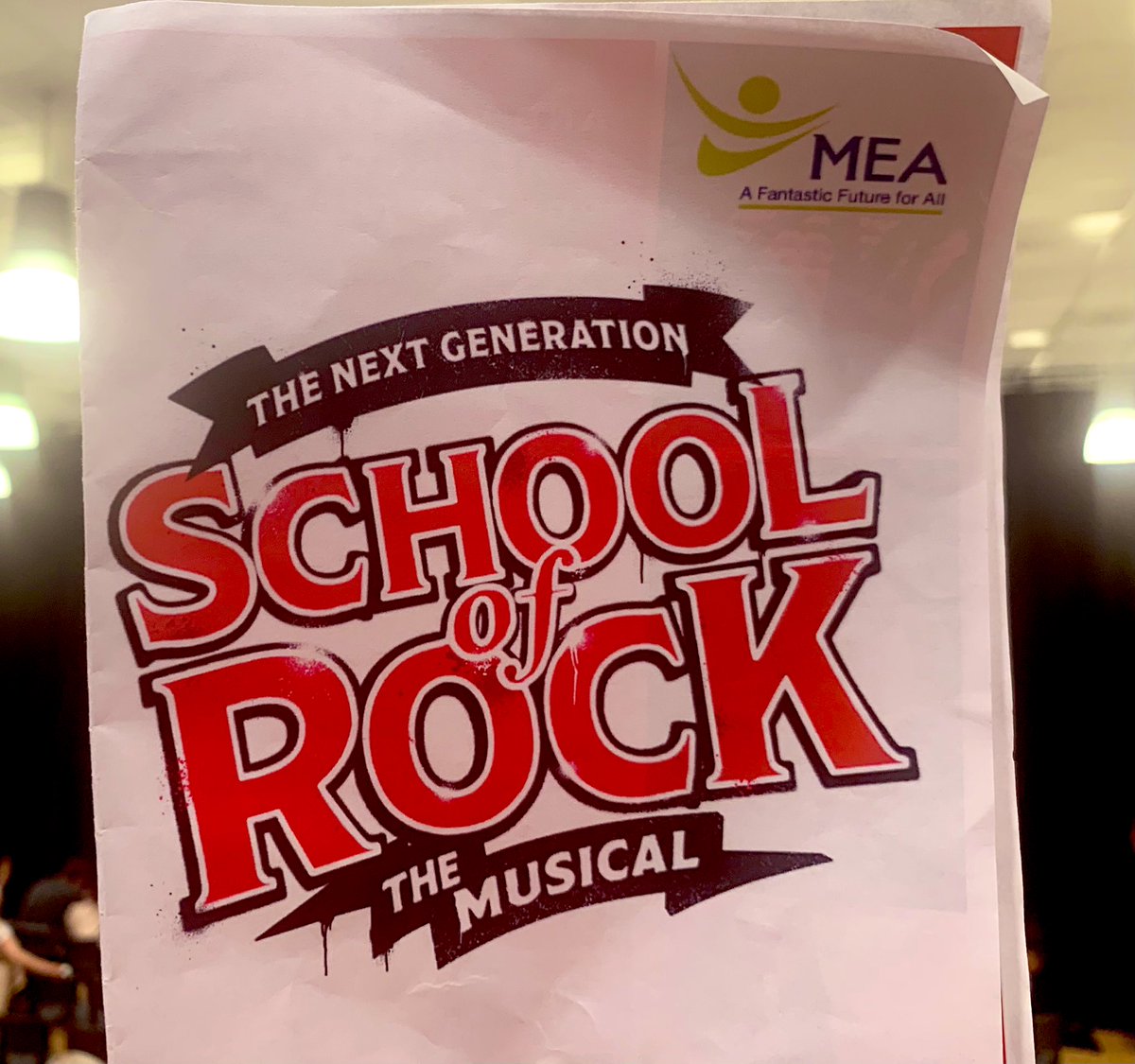 An amazing night watching our incredibly talented students perform School of Rock the Musical! Congratulations to everyone involved in the production. 💫👏🏻 🎶 🎸 🎭🎤@MEAcad @MEADrama #SchoolofRock #AFantasticFutureForAll