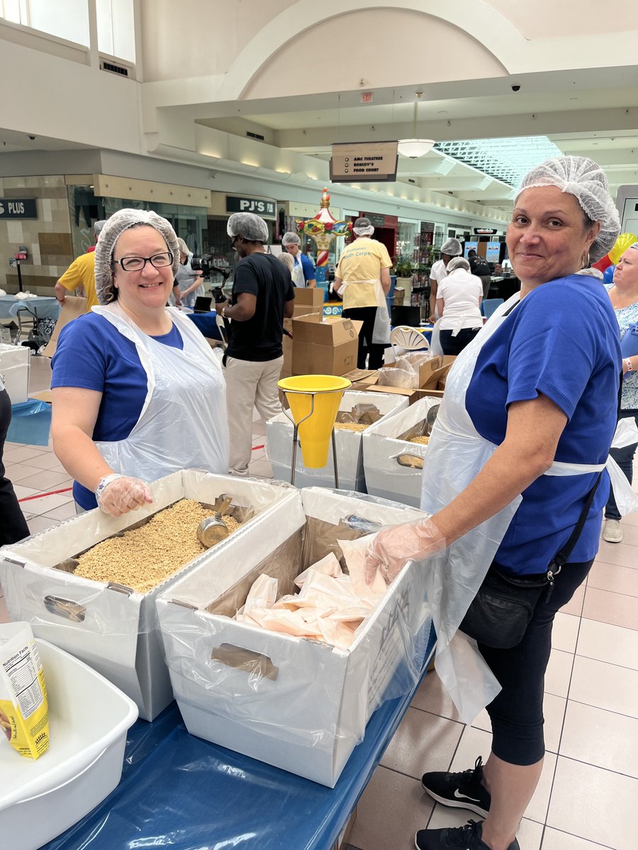 BCOpportunity's tweet photo. Last Friday, #TeamBCOC participated in @UWBucks' annual Bucks Knocks Out Hunger event! We had teams packaging meals while other staff was at the #HELPCenter distributing meals to local pantries. We are #BCOCProud to work with the United Way to end hunger in Bucks County. https://t.co/U7hTchMkA1