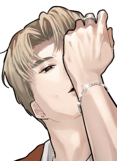 あまりにも可愛い女の子描けなくてリハビリに真逆のゴテゴテハンサム男描いてる
