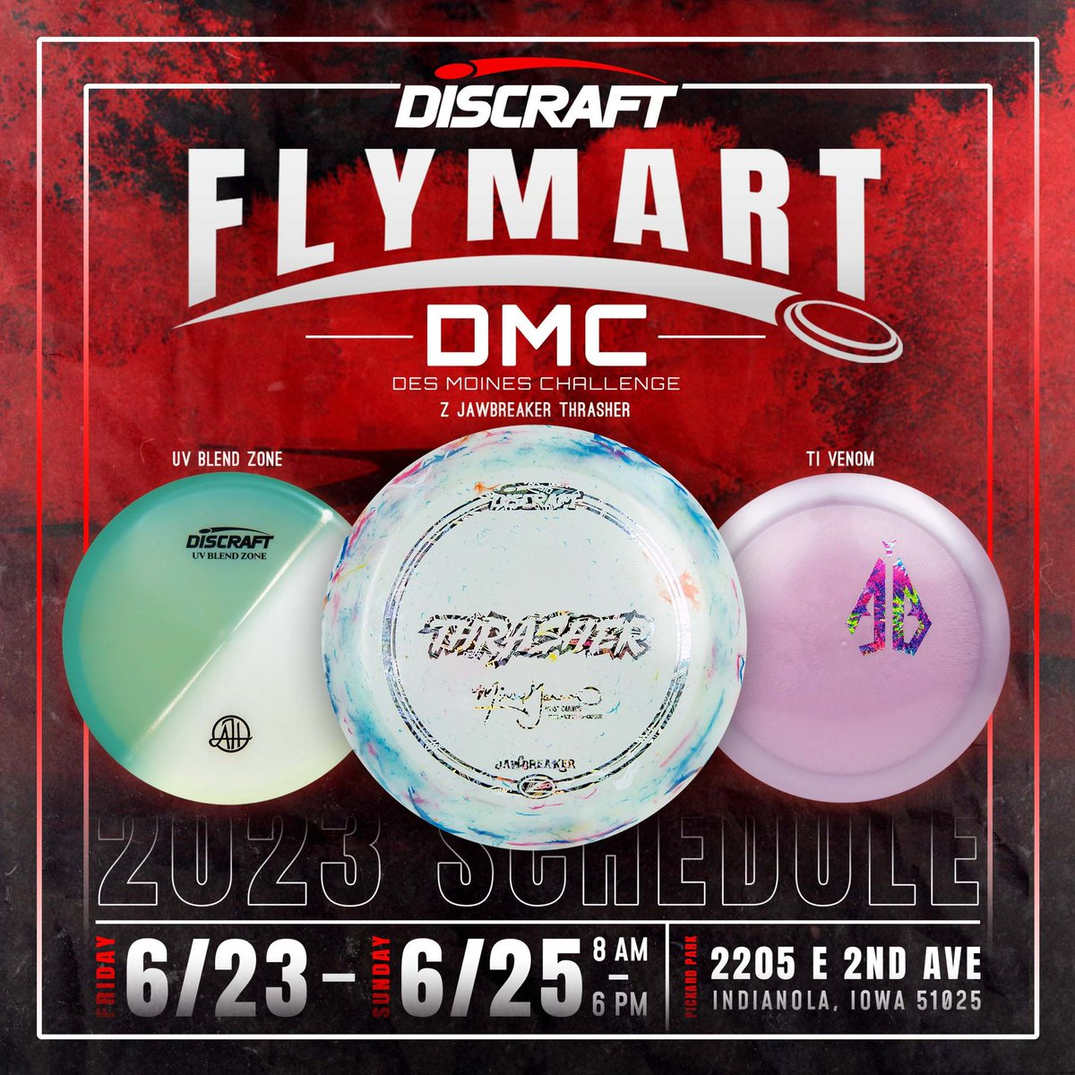 If your in town for the @desmoineschallenge make sure swing by the Discraft flymart and scope out some of the heaters we will be dropping! 

#Discgolf #Discraft #TeamDiscraft