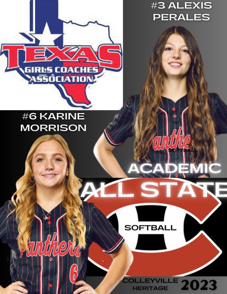 Congrats to these two seniors <a href="/AlexisPerales23/">Alexis Perales</a> <a href="/karinemmorrison/">Karine Morrison</a>  
<a href="/GCISD_Athletics/">GCISD Athletics Dept.</a>