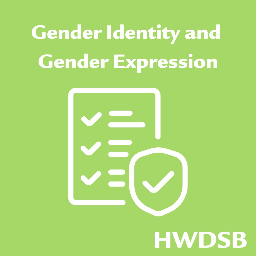 HWDSB continues to develop procedures in support of Policy 5.4, Equity and Inclusion, including the Gender Equity Procedure that addresses gender identity and gender expression.

Affirming student identity is not a new practice at HWDSB.

Read more: hwdsb.on.ca/blog/gender-id…