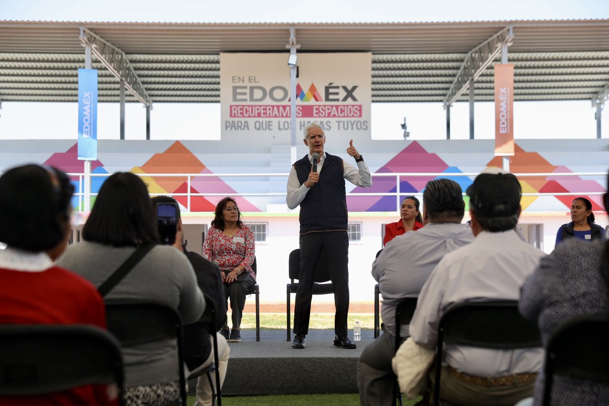 La nueva Unidad Deportiva #Lerma será un centro de convivencia para todas las escuelas, jóvenes y familias del municipio. #ViveTuComunidad