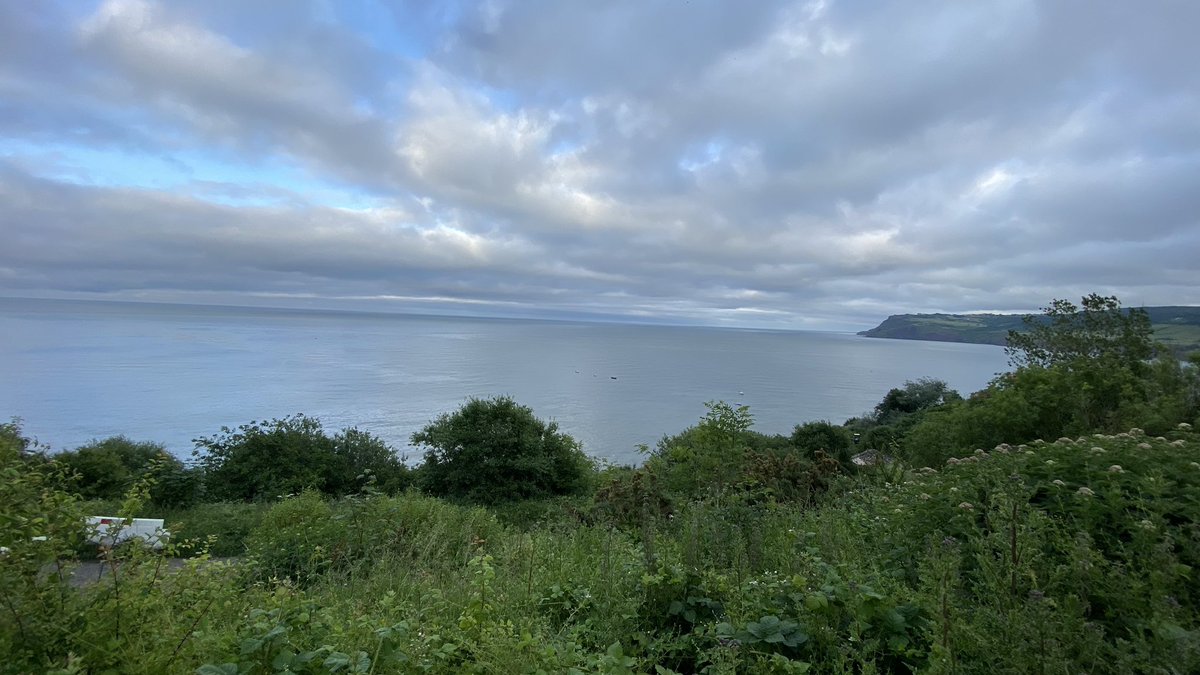 david_buffey's tweet photo. Cinder track Whitby to Robin Hoods Bay. After the rain! https://t.co/76prLpgHuu