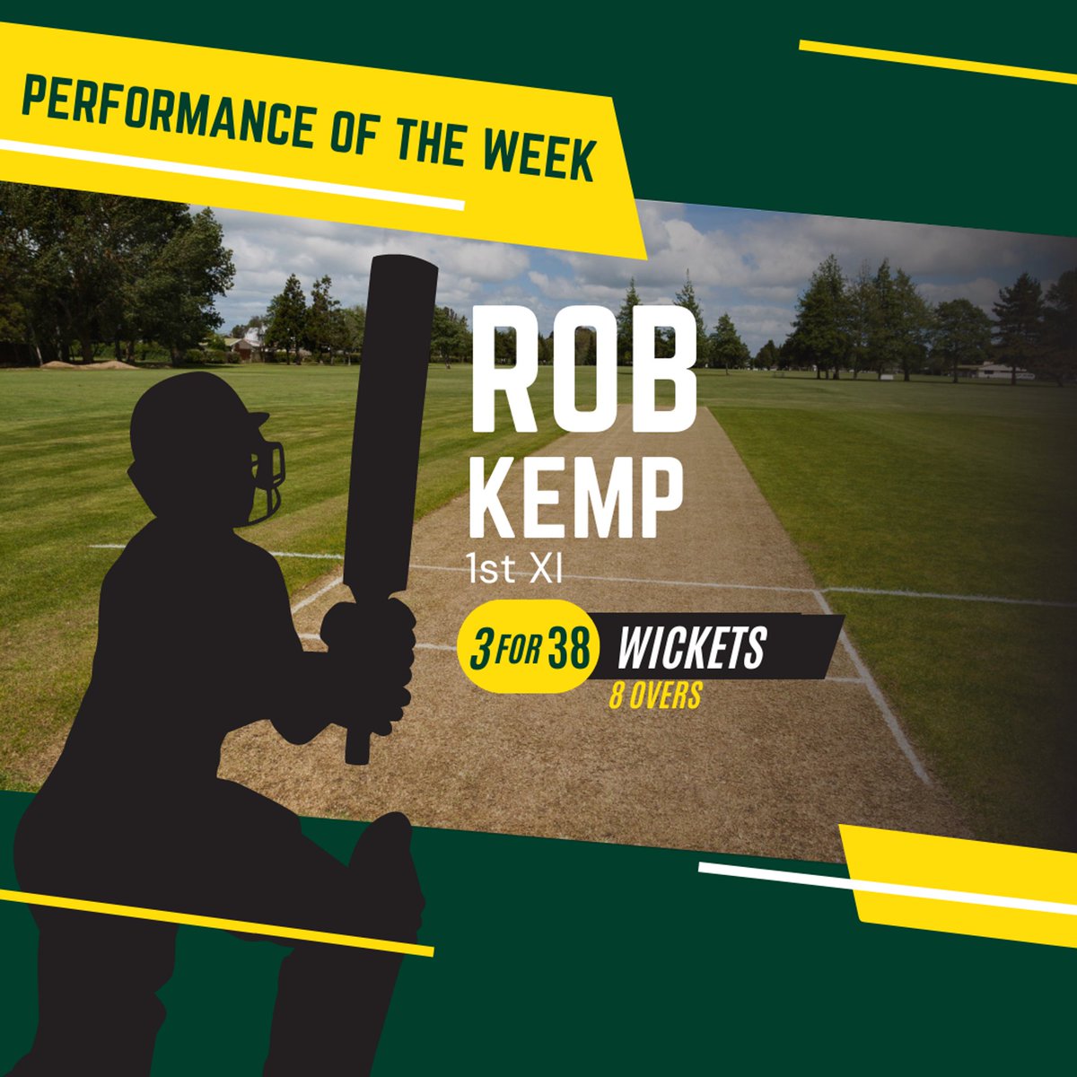 DitchlingCC's tweet image. Performances of the week are out 👀

1st Team
🟡 Finlay Coburn, our man of the match and scoring 71! 👏
🟢 Rob Kemp, pick of the bowlers with 3 wickets for 38 runs off his 8 overs! 👏

Head over to our Facebook or Instagram for the full list!

#ditchlingcc #performanceoftheweek