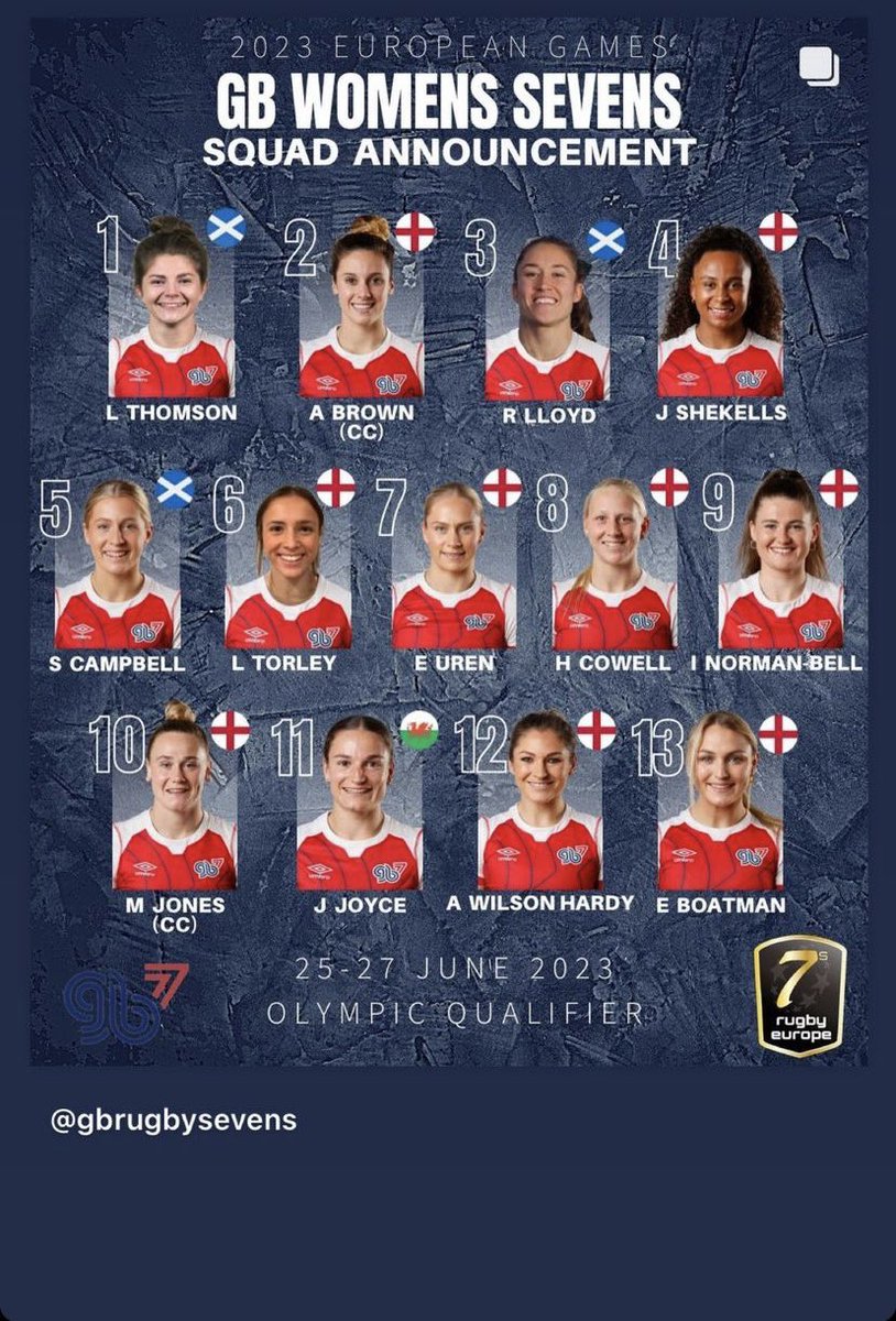 Let’s do this GB7s @shonacampbell76 👏👏