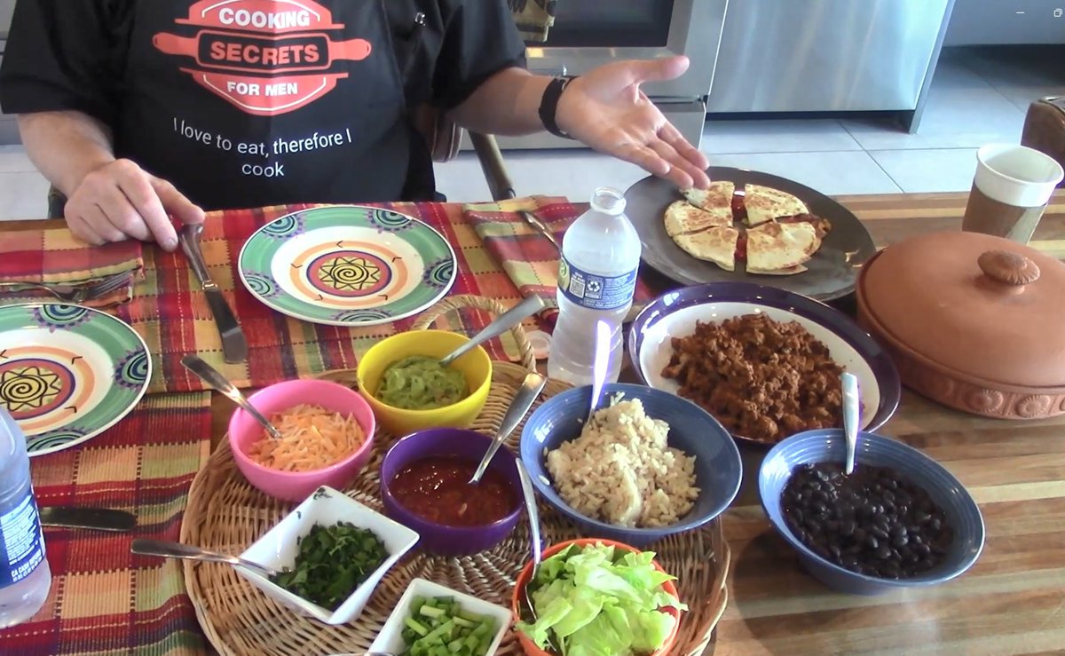 CookingMen's tweet photo. From Cooking Secrets for Men – Easy Tacos and Quesadillas and Fr. Tim Kitzke 
Our series, Cooking with Milwaukee Community Leaders was recently profiled in Milwaukee Magazine - https://t.co/Z4ixHqzdde 
#cookingsecretsformen #mkefoodies #mkefoodie #onmilwaukee #milwaukeefoodie https://t.co/T1VEEfXNcJ