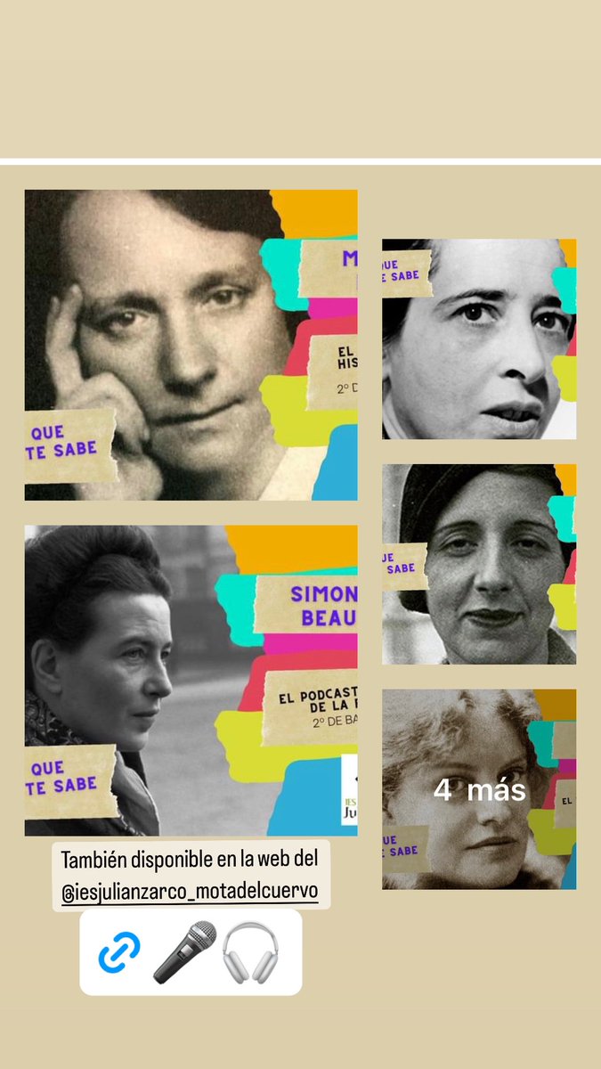 Durante el curso escolar 2022/23 hemos tenido la suerte de tener a un grupo de 9 chicas en el IES Julián Zarco que han aceptado el reto de crear un podcast siguiendo el libro de Loca Cabrera. 
koinefilosofica.org/2023/06/proyec…