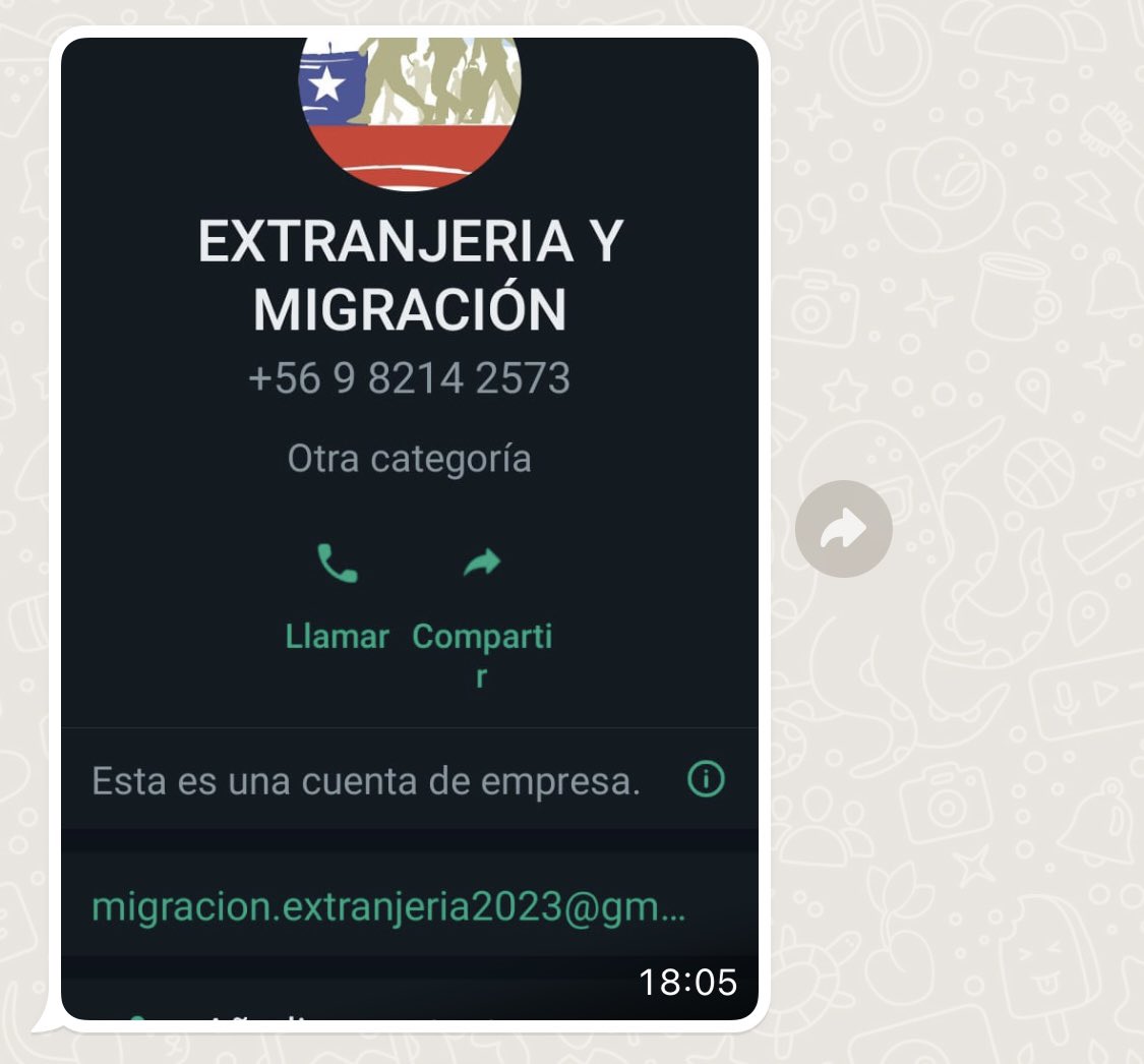 Janana97274633's tweet photo. @MigracionesCL Estafa https://t.co/e7ctw0dttM
