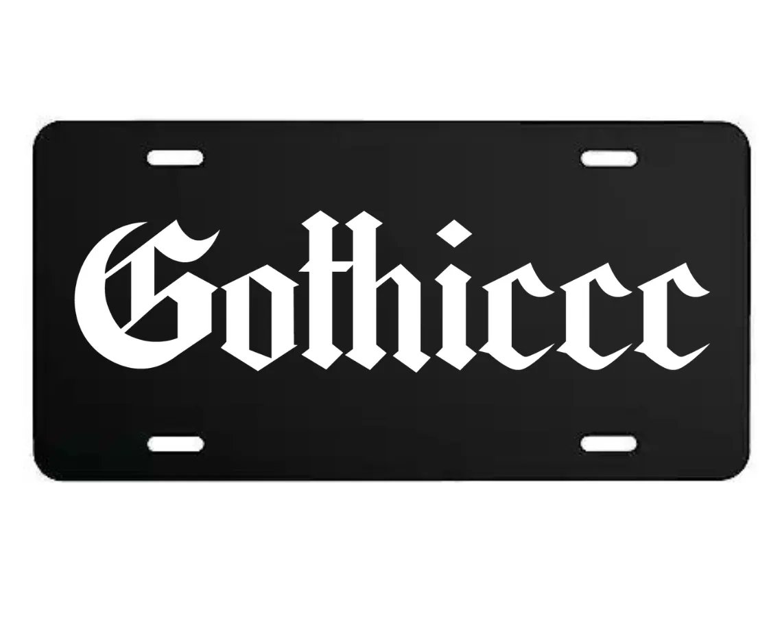 khillerco's tweet photo. Some fun new goodies added to the Etsy shop. I made some of my Jeep (the last photo is my car 😂) and couldn't keep them all to my self. 

https://t.co/KslX1LstJ1 to grab yours! 

#licenseplate #cardecal #gothiccc https://t.co/ueBgPGlbkj