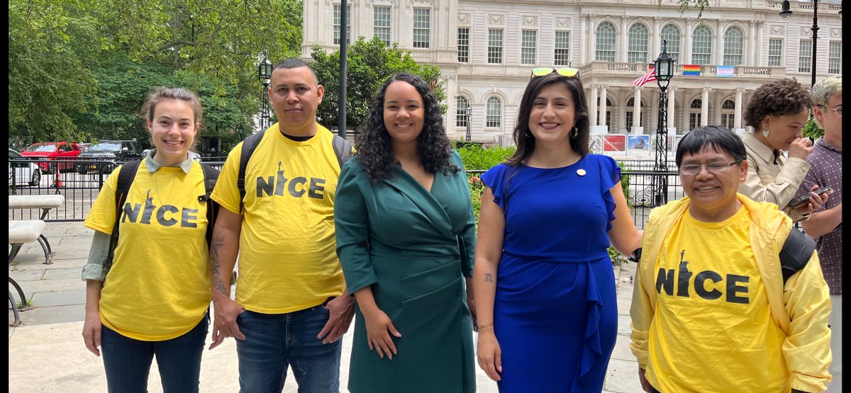 NICE4Workers's tweet image. #SickDay is an essential tool for all workers. Today, @NICE4Workers &amp;amp; @CMShahanaHanif , @CnDelarosa , @galeabrewer, @jessicaramos &amp;amp; a coalition of organizations advocated @NYCCouncil to expand #sickleave to all #gigworkers.