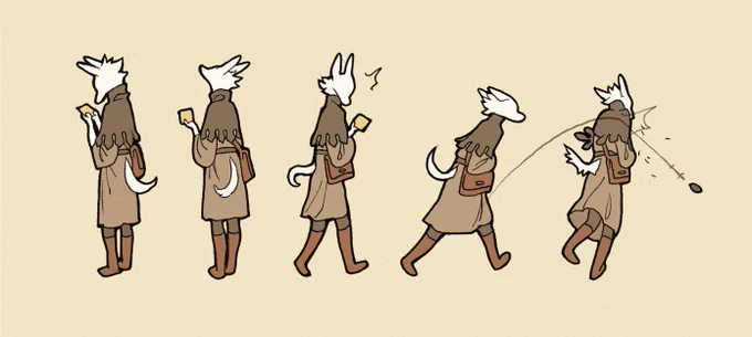 There he goes