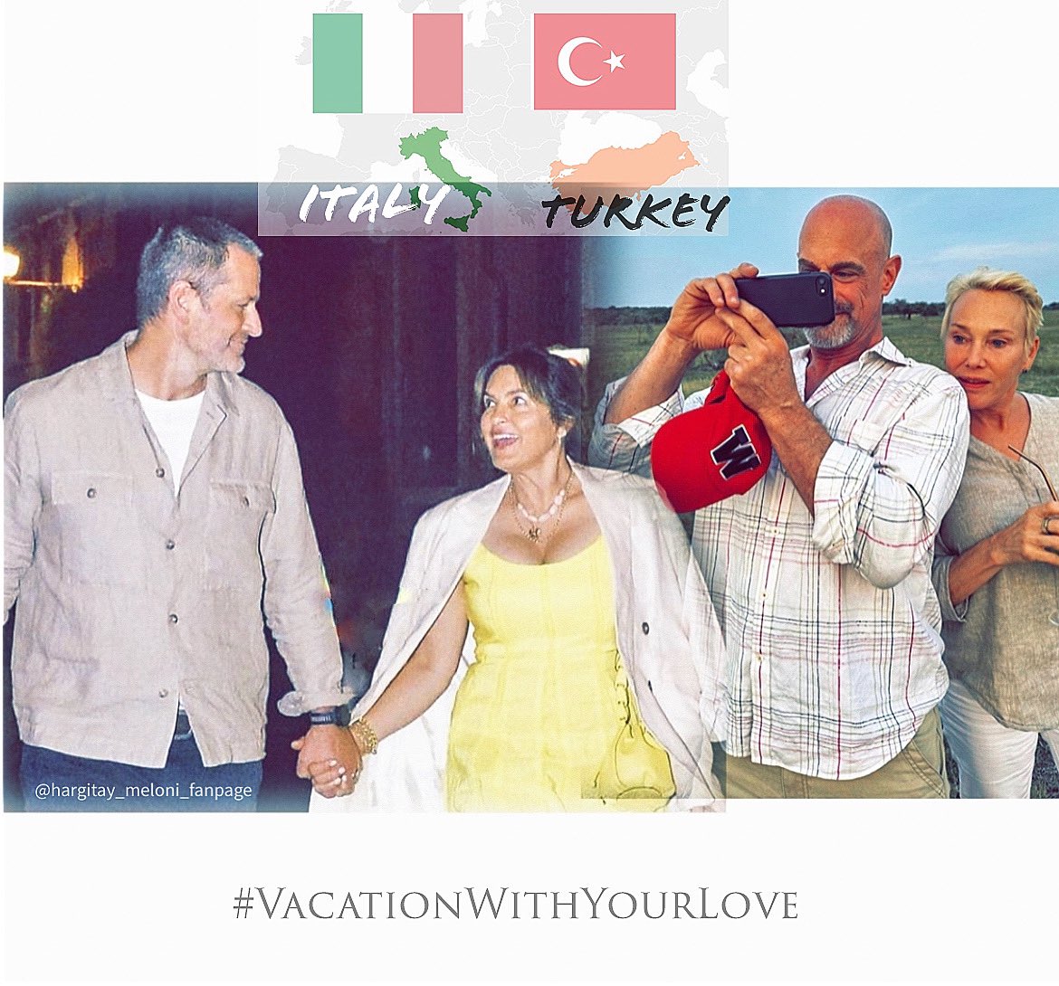 meloni_hargitay's tweet photo. That moment when #Chriska came to the #Europe 🏖️🛫😎 in the same time! 🤩 Could be really great Idea to do some #ChriskasHangOut #ItalyxTurkey

Dear Chris will you surprise Mariska in Italy? 😎🙏💗
#ChristopherMeloni #ChrisMeloni
@Chris_Meloni 
#SoClose #NotSoFar 😍🙏 https://t.co/Tt2v5EaWvp