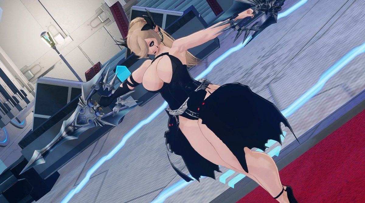 LewdNyx626's tweet photo. “The Chaos Goddess Emerges!”💜🖤

#PSO2NG_SS #PSO2NGS https://t.co/15Lj3vMCxm
