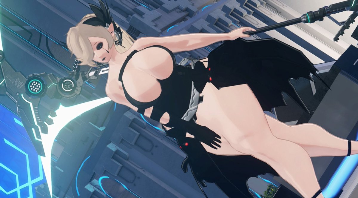 LewdNyx626's tweet photo. “The Chaos Goddess Emerges!”💜🖤

#PSO2NG_SS #PSO2NGS https://t.co/15Lj3vMCxm