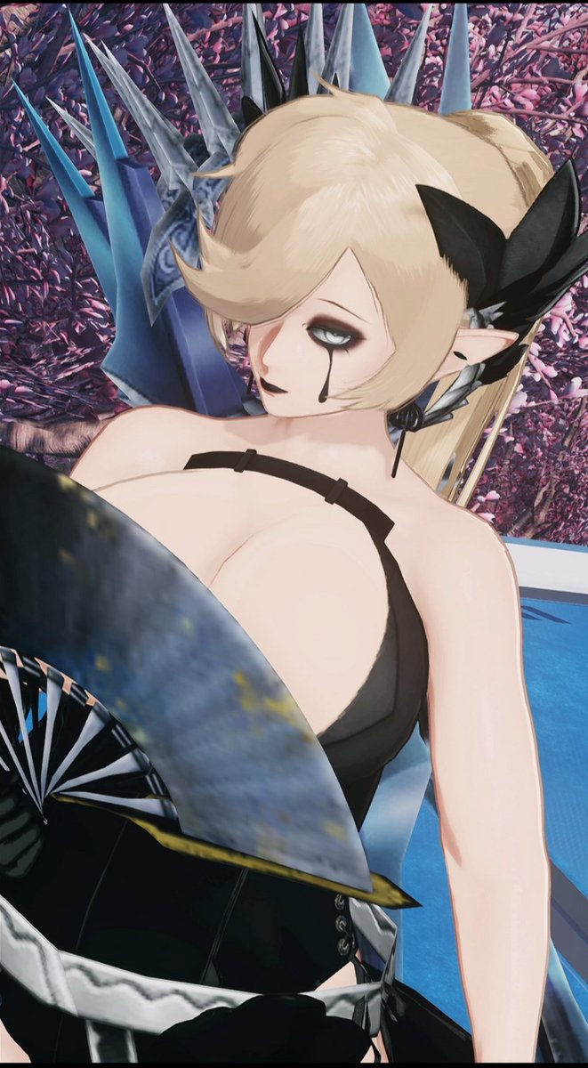 LewdNyx626's tweet photo. “The Chaos Goddess Emerges!”💜🖤

#PSO2NG_SS #PSO2NGS https://t.co/15Lj3vMCxm