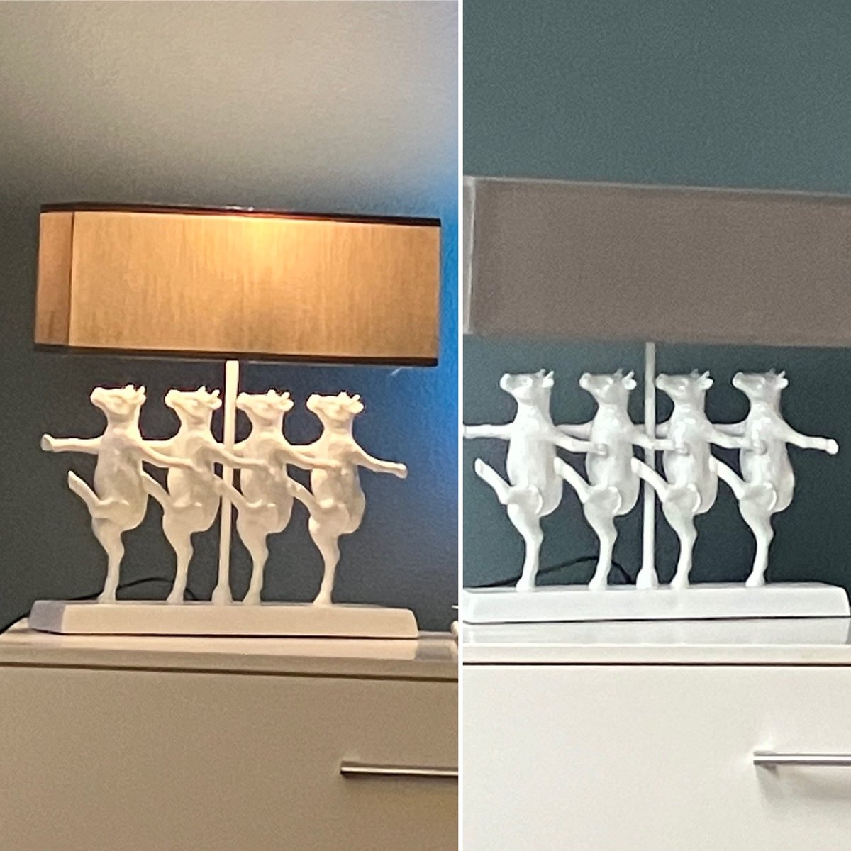 EDorssen's tweet photo. En als de parketvloer toch geschuurd wordt, pakken we t kleurenpalet ook aan. Geen caramel
,goudgeel meer, maar beige/ leem/ aarde en terracotta. Rieten lamp eruit. En dan n nieuwe. We vielen als n blok…. We houden wel van een eyecatcher met knipoog
#dancingcows #wijhoudenervan https://t.co/qxMRclHN1j