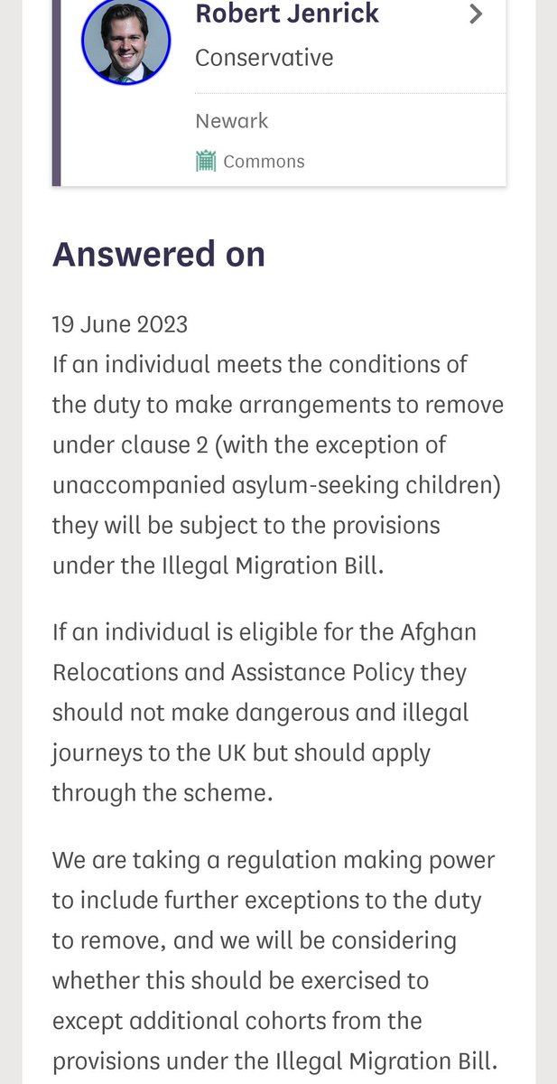 Government confirms that Afghan nationals who served with the British Armed Forces will face detention and deportation under the Illegal Migration Bill if they arrive in the UK by irregular means.

What unprincipled, ungrateful, nasty charlatans.