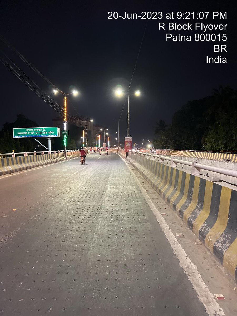LightPatna's tweet photo. Maintenance of flyover street lights for G-20 Summit ...
“One Earth. One Family. One Future” https://t.co/nm0eUFmetk