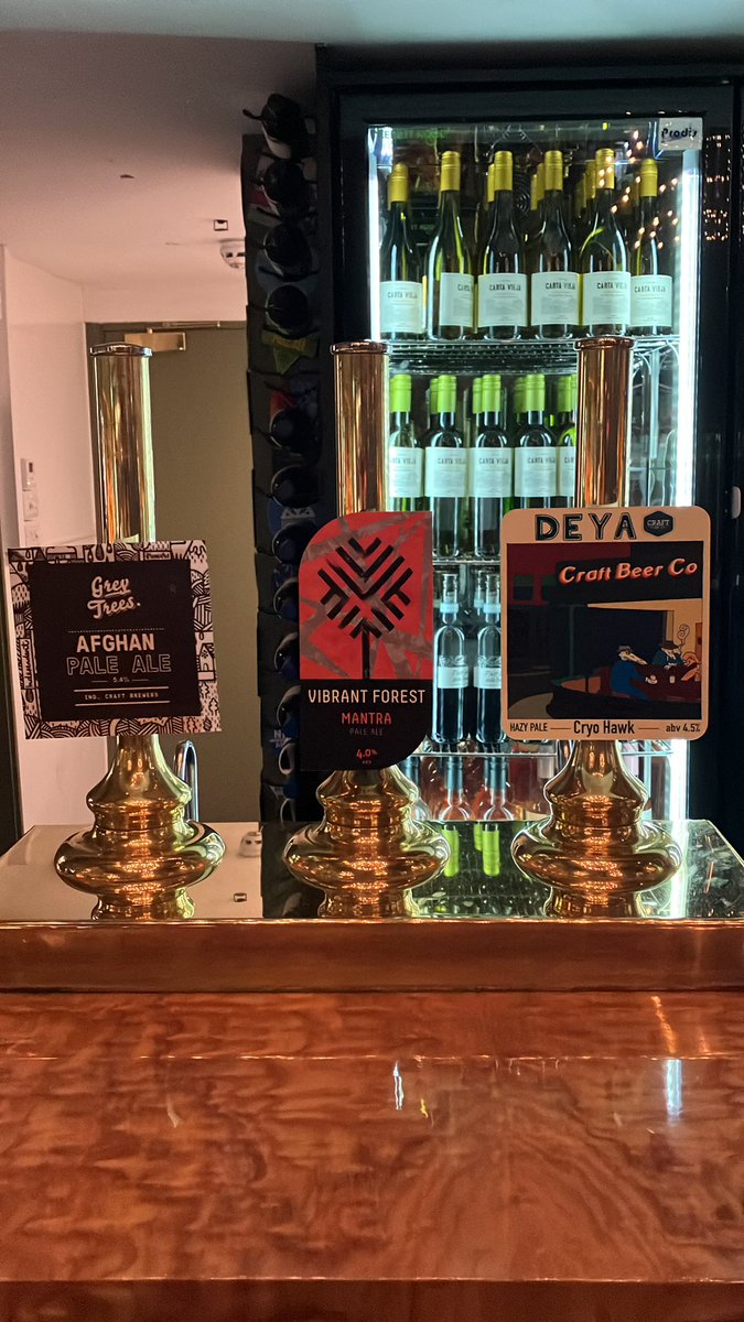 What a cask lineup to start the week! Come down and taste this celebration of real ale from @kentbrewery @360brewco @RedemptionBrew @greytreesbrewer @Vibrant_Forest @deyabrewery ! #camra #caskisking