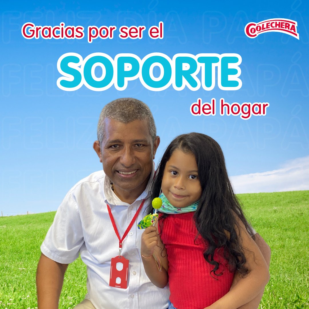 CoolecheraCo's tweet photo. Para #Coolechera todo el mes de Junio es de papá, por eso hoy les decimos a nuestros socios, colaboradores y clientes #FelizDiaPapa https://t.co/wLI9mPl3WP