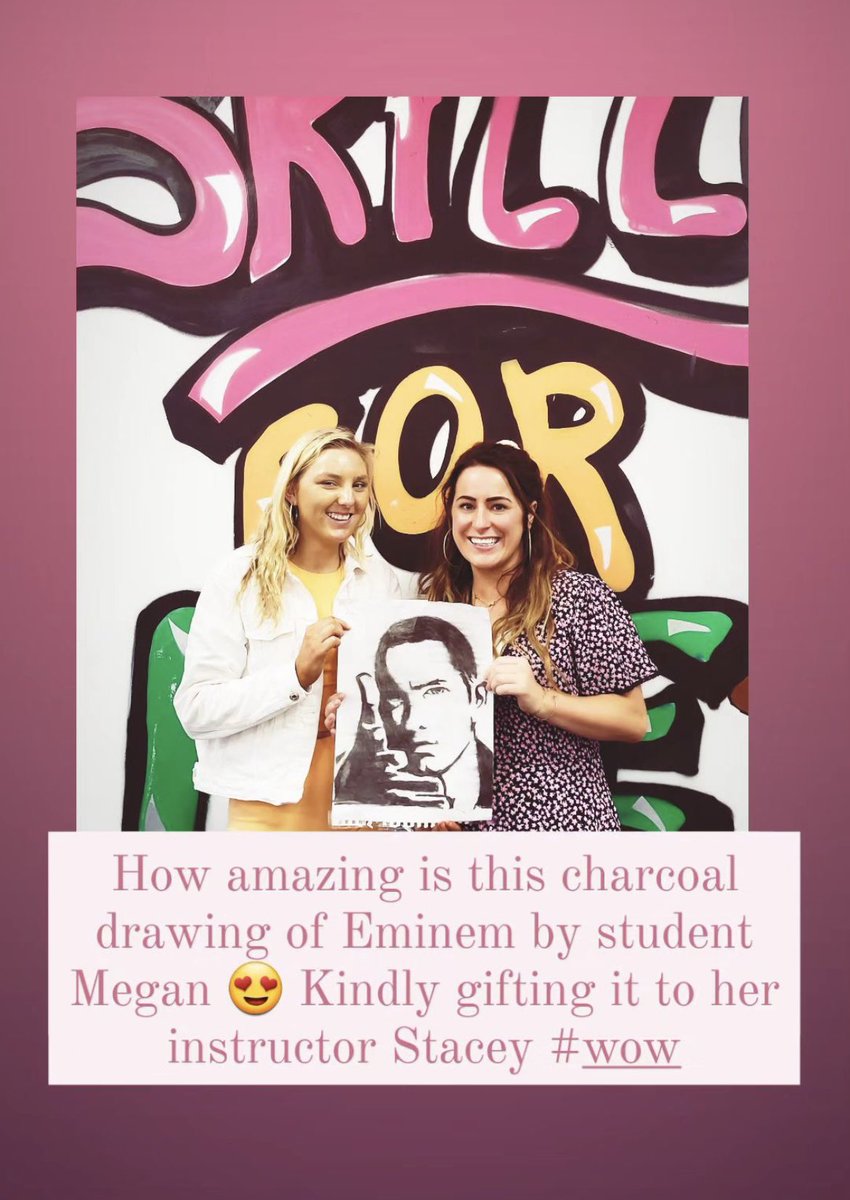 Excellent artwork by NLN Skills4Life Cork student Megan, gifted to her instructor Stacey 💫
#ThinkPossible #Eminem #IrishArtists #Cork #SupportedEducation