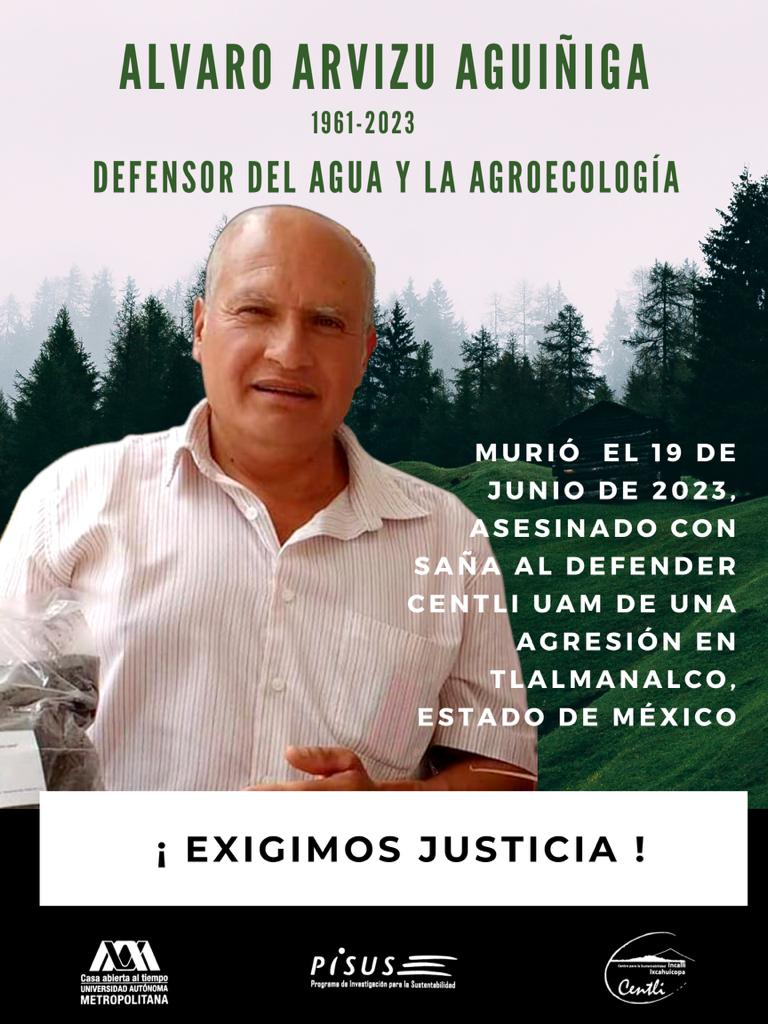 YoAmoaLaCiencia's tweet photo. Realizaba labores de concientización sobre usos de suelo y aprovechamiento del agua. 

Impartía talleres para la elaboración de composta, agricultura sustentable y producción por invernadero. 

Además de ser el encargado de este centro de investigación donde fue atacado. https://t.co/uncvr3ltPw