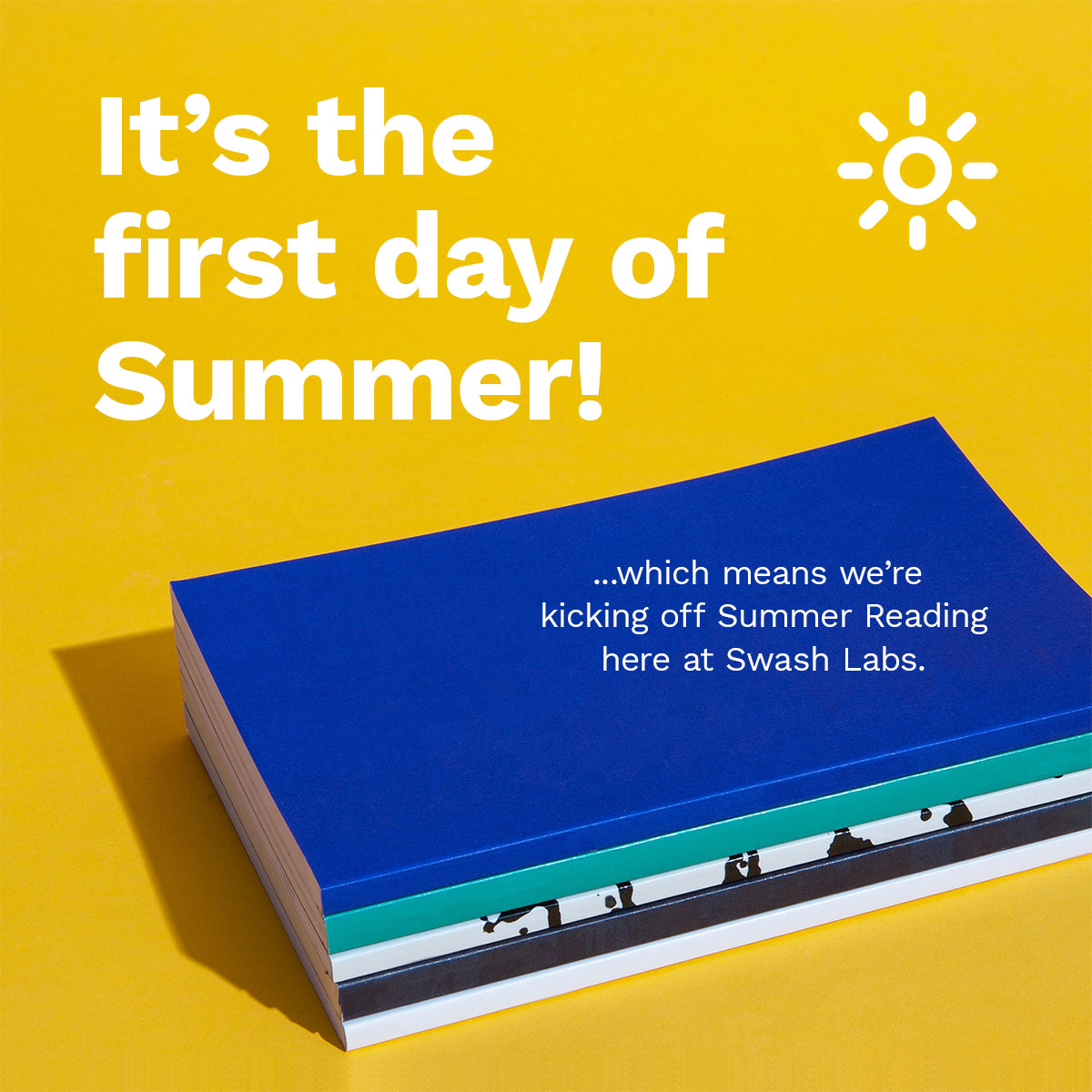 Happy first day of summer! You know what that means — Swash Summer Reading is in full swing 📚 Keep an eye out for some upcoming recommendations to add to your bookshelf 🤓