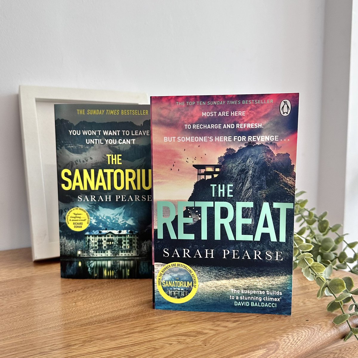 ✨ COMPETITION ✨ 
To celebrate the release of my new thriller #TheRetreat on June 22nd, I’m giving away signed paperback copies of both books and a ✨ £50 Book Token! ✨ Like &amp; retweet the post - UK only, CLOSES Friday July 7th.
