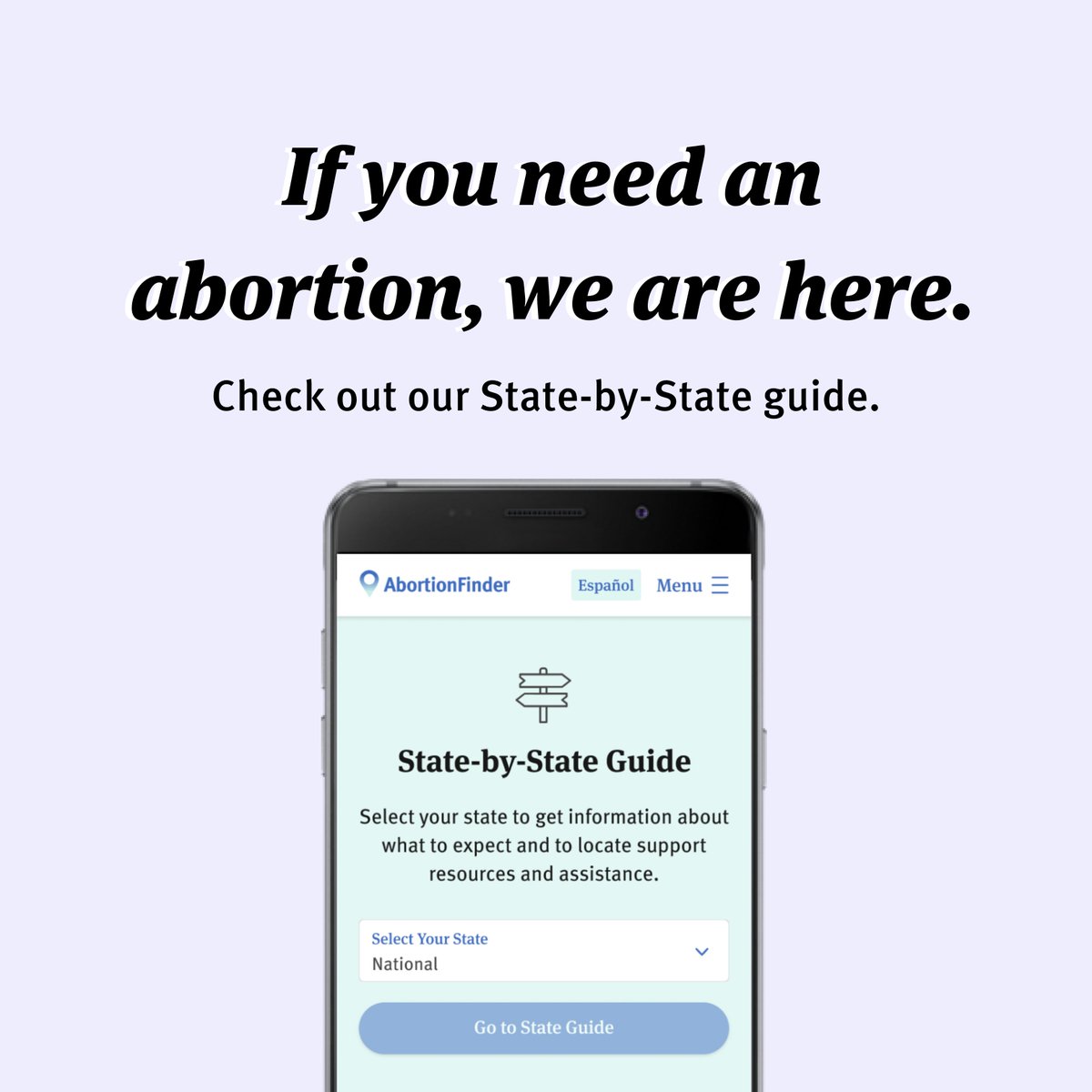 Abortion_Finder's tweet image. Remember, our team works tirelessly to provide up-to-date info on verified abortion providers across the country! 

Check out the laws in your location on our state-by-state guide: abortionfinder.org/abortion-guide…