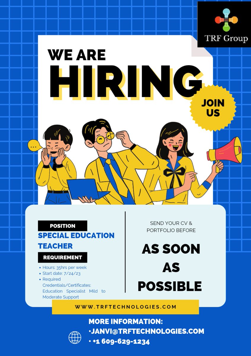 Looking for a JOB??
Come JOIN US!!
We are HIRING

#specialeducation #specialeducationteacher #specialneeds #school #hiringnow #jobalert #jobopportunities