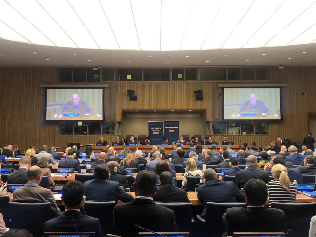 INTERPOL is engaged in a number of high-level events during @un_oct’s Counter-Terrorism Week. 

Today, INTERPOL CT Director Greg Hinds briefed the panel on the global terrorist threat landscape and recent trends. 

#CTWeek #UniteToCounterTerrorism