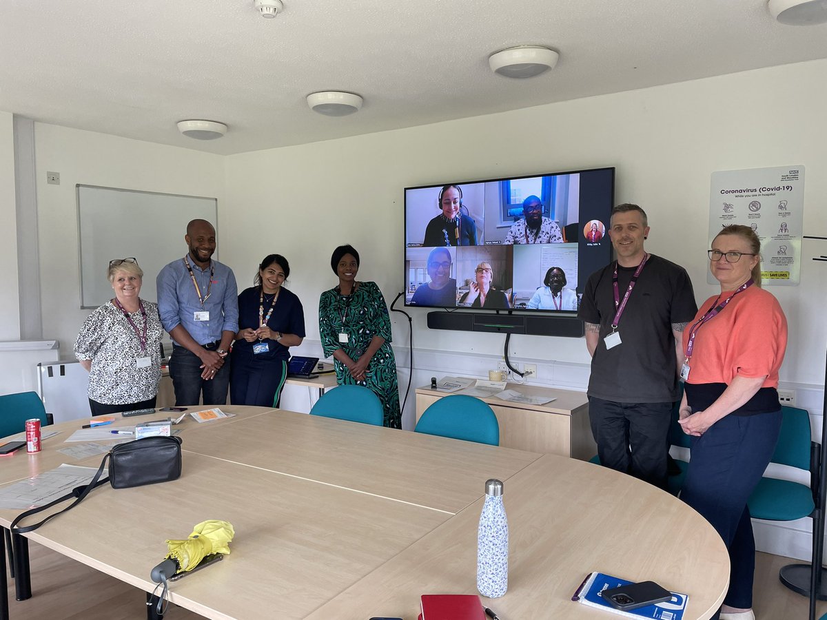 Our first @MaudsleyNHS weekly HoNQ trustwide improvement huddle with a focus on engagement and observations. OurCareIs in action. Thank you @Onisa_a for organising us all 🙏👏💙@KateLillywhite @Onye_SLaM @Julie100k @BryonyNHS @homewithdebbyc @CEO_DavidB @normanlamb