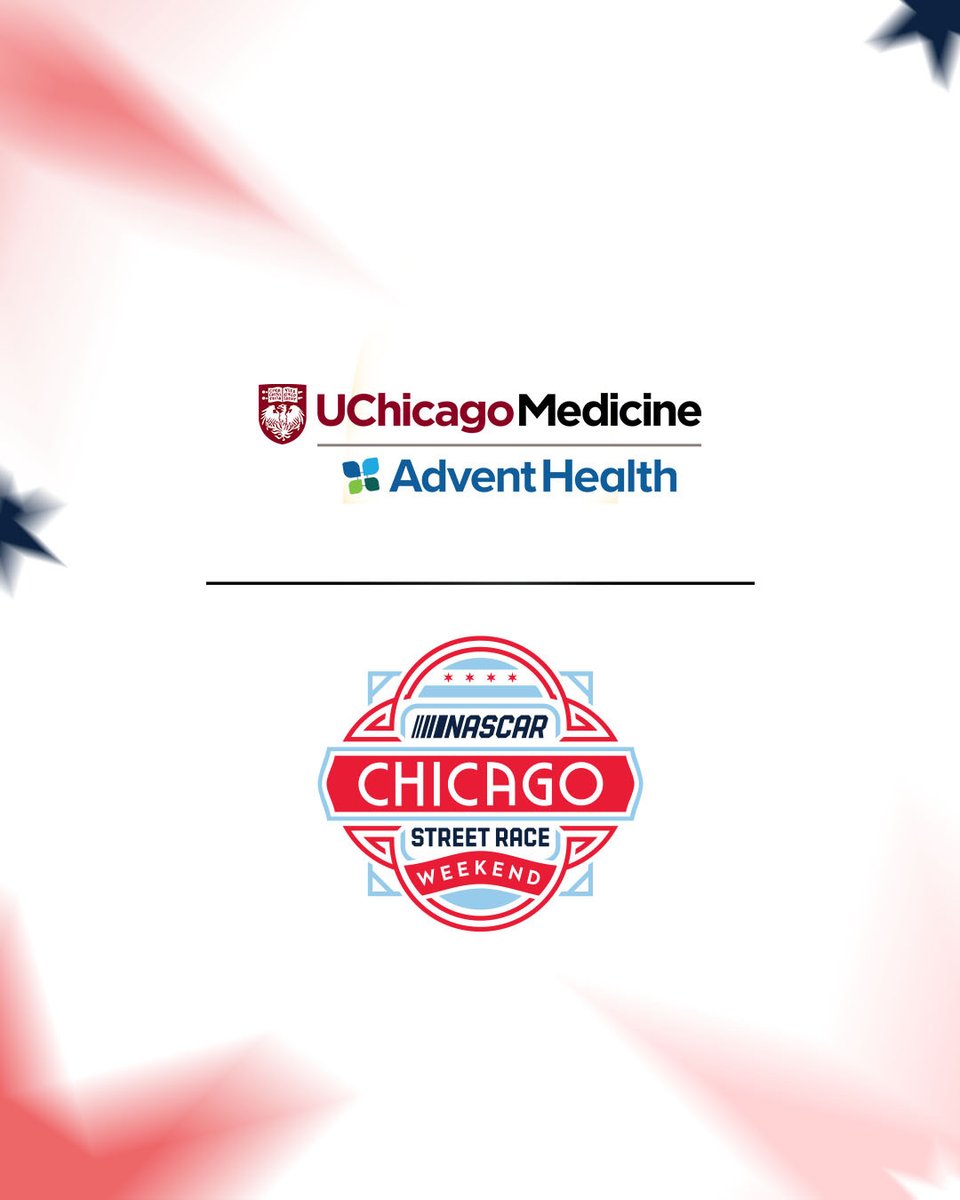 Welcoming another amazing partner!

<a href="/UChicagoMed/">UChicago Medicine</a> <a href="/AdventHealth/">AdventHealth</a> will serve as the Official Health Care Partner of the NASCAR Chicago Street Race Weekend.

As an event partner, UChicago Medicine AdventHealth will have official naming rights to the Infield Care Center.