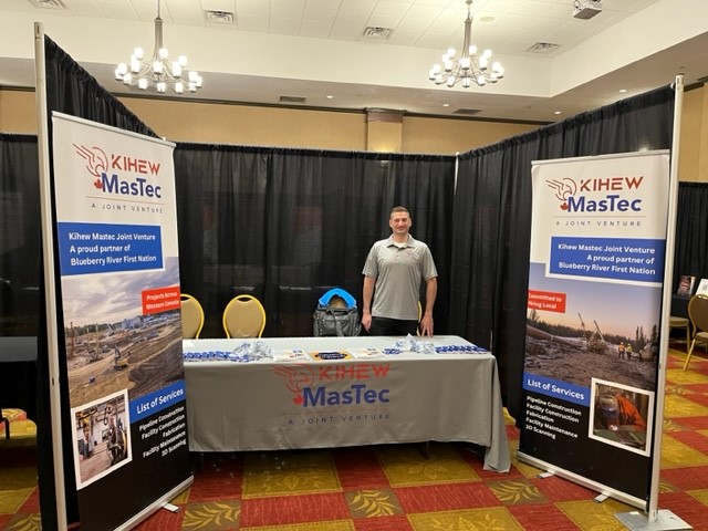 MastecCanada's tweet photo. We are excited to be a part of the Fort St. John Job Fair today.  Our booth is set up and ready.  Stop by between 12 pm and 6 pm today at the Pomeroy Hotel and Conference Centre.

#hirelocal https://t.co/B8UB17ODwI