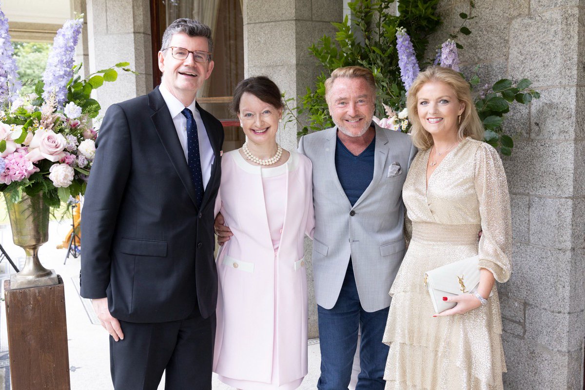 What a great night! Many thanks to Minister Pascal Donohue @Paschald for speaking on behalf of the Irish Government, & to all our guests, including Louis Walsh, @DoireannGarrihy, & Michael Flatley who helped us celebrate the first official birthday of His Majesty King Charles III