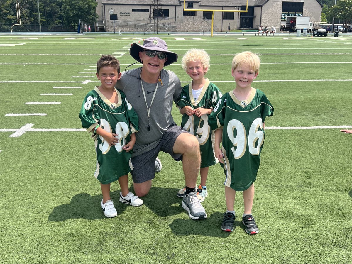Mountain Brook Spartan Youth Football Campers of the day:
Sellers  Rodriguez, Jack Phillips & Nolan Rubin.