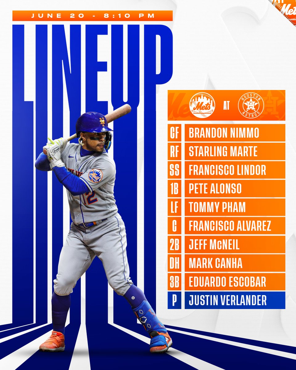 Game ✌️ #LGM

🆚 Houston
💪 <a href="/JustinVerlander/">Justin Verlander</a>
📺 <a href="/SNYtv/">SNY</a>
📻 @wcbs880