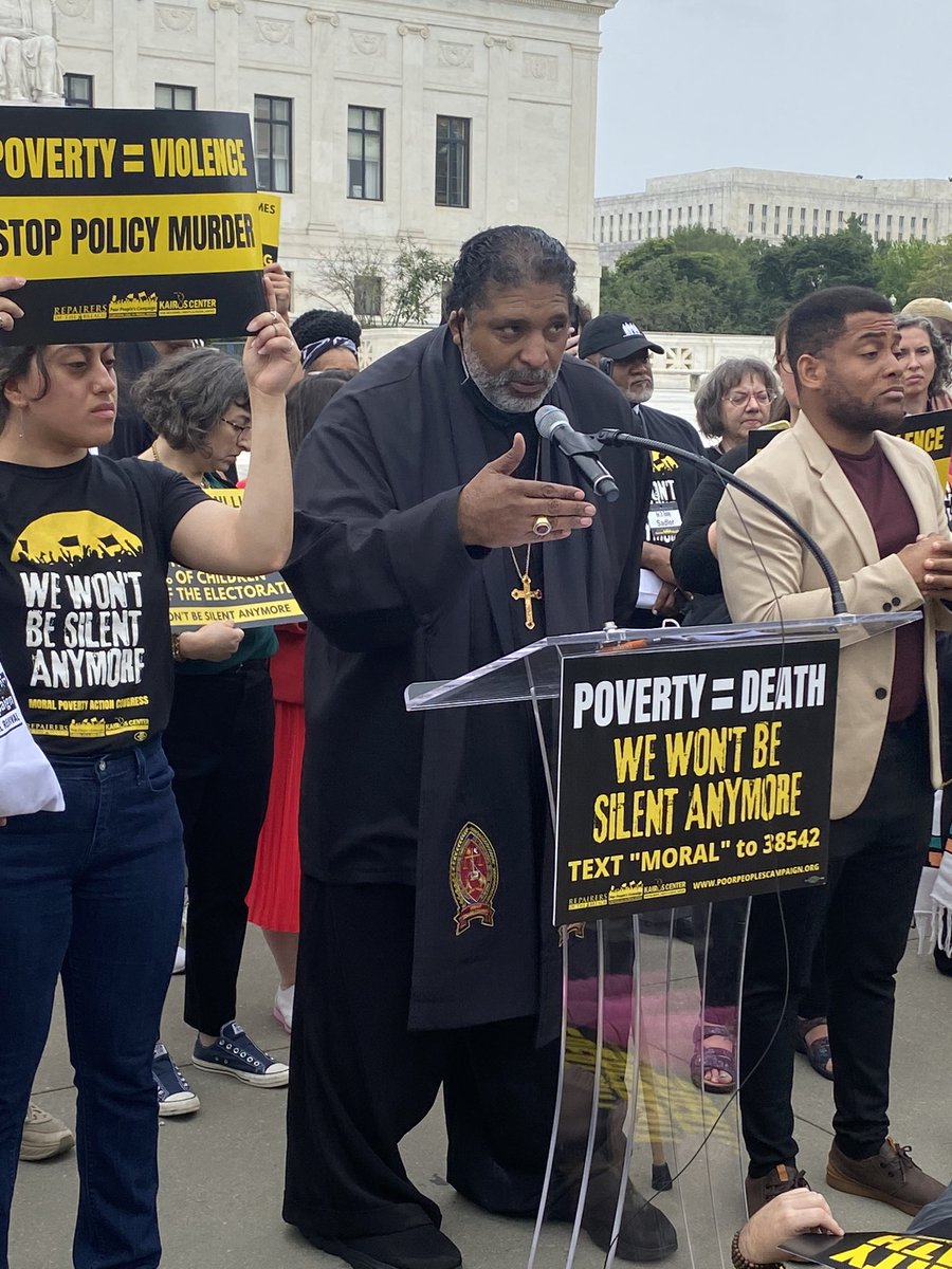 “Why do we hear so little from politicians about death by poverty. 
Why is there no Surgeon General’s Warning on a low wage job?” <a href="/RevDrBarber/">Rev. Dr. William J. Barber II</a>