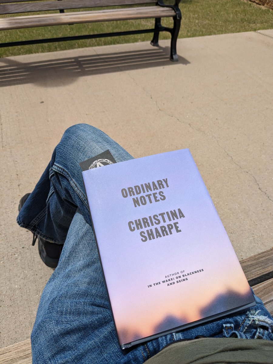 KempoJesse's tweet photo. Finally slowly making my way through #OrdinaryNotes, trying to let the form teach me as much as the content is about thinking, ethics, and history. 

Thank you for this writing, @hystericalblkns https://t.co/9TdSI4EGrT