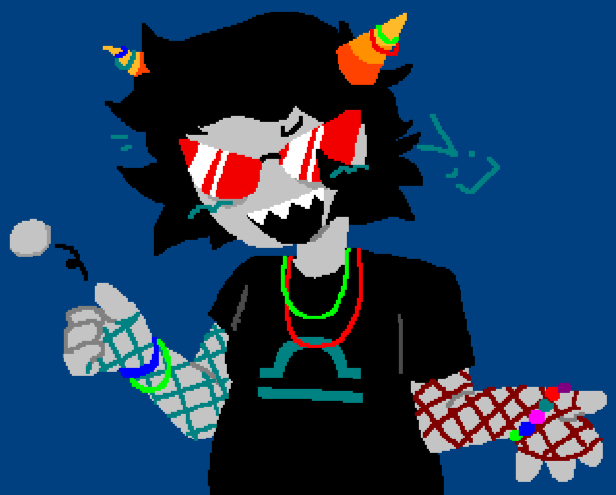 somebitchonline's tweet photo. she.s so radi.c;al I LOV.E terezi!!!!! XO!! 

#HOM3STUCK #Homestuck #terezipyrope https://t.co/lreQONuMfe