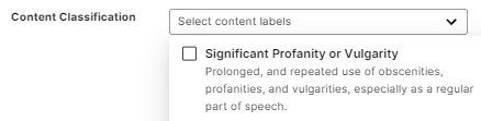 TheChrisDGaming's tweet photo. Seems Twitch rolled out some new content labels after I already started tonight.

Looks like I need to tick a specific flag right away 🤬🤬🤬

🤣 https://t.co/uoj7qYuD0J