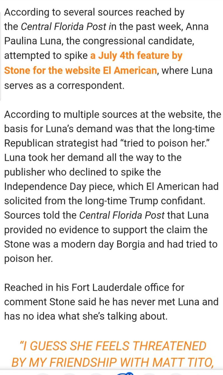 BetoAngelMommas's tweet photo. https://t.co/AIa4OBwtKK

#IamRogerStone &amp; his buddy #JacobEngels weighed in on @AnnaPaulinaLuna during the primary ⬇️⬇️⬇️ https://t.co/BZGe0C7tr7