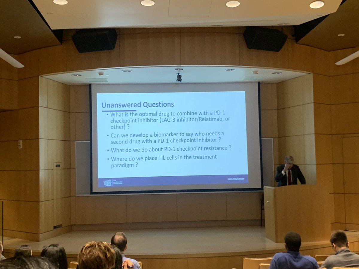 Inspiring keynote address by Dr. Gary Schwartz at the @caseccc Bench to Bedside Retreat. Covered groundbreaking insights from his firsthand work on anti-VEGF therapies, and immunotherapy, and future directions in cancer research. #DrTaylorBrooks @CCFHemOnc @cwruhemeonc