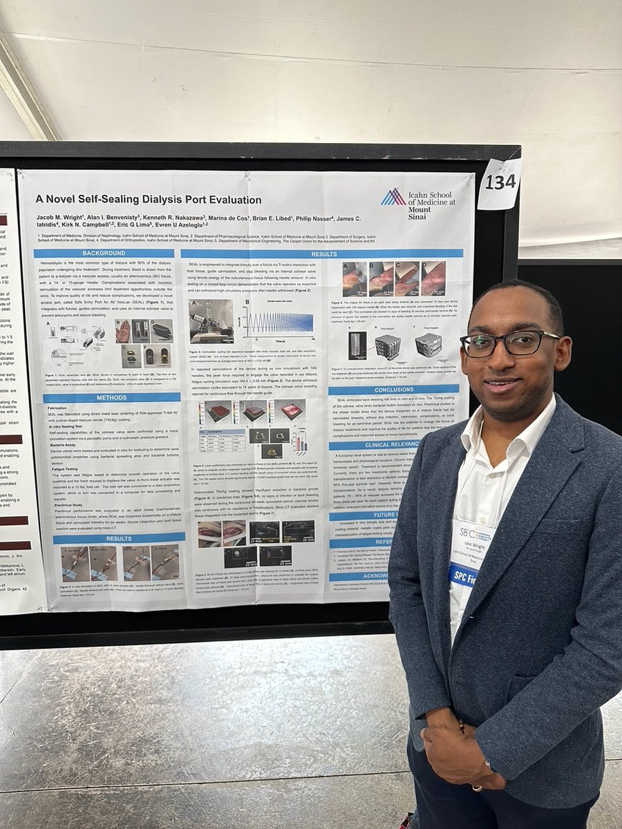 👏We are excited to announce that Jacob Wright of the @azeloglu lab was the winner of a travel award and the runner up in the student paper competition at the Summer Biomechanics, Bioengineering, and Biotransport Conference earlier this month!