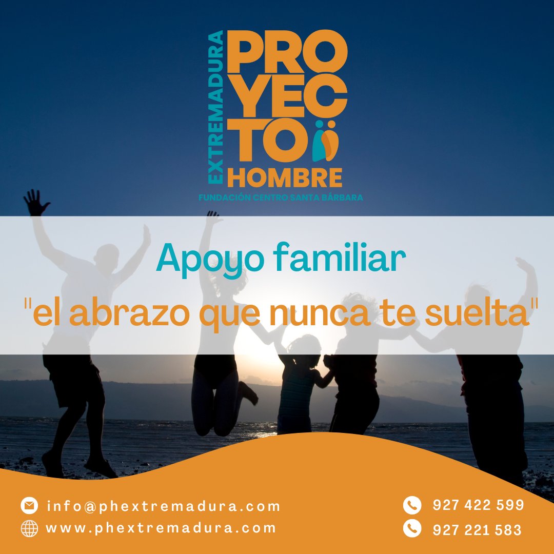 APOYO FAMILIAR

👨‍👩‍👧‍👦 "El abrazo que nunca te suelta" 👐🫂

#familia #proyectohombre #phextremadura #extremadura #plasencia #caceres